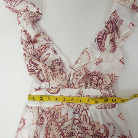 NWT CUPSHE Beach Paisley Dress SZ Medium - Picture 9 of 11